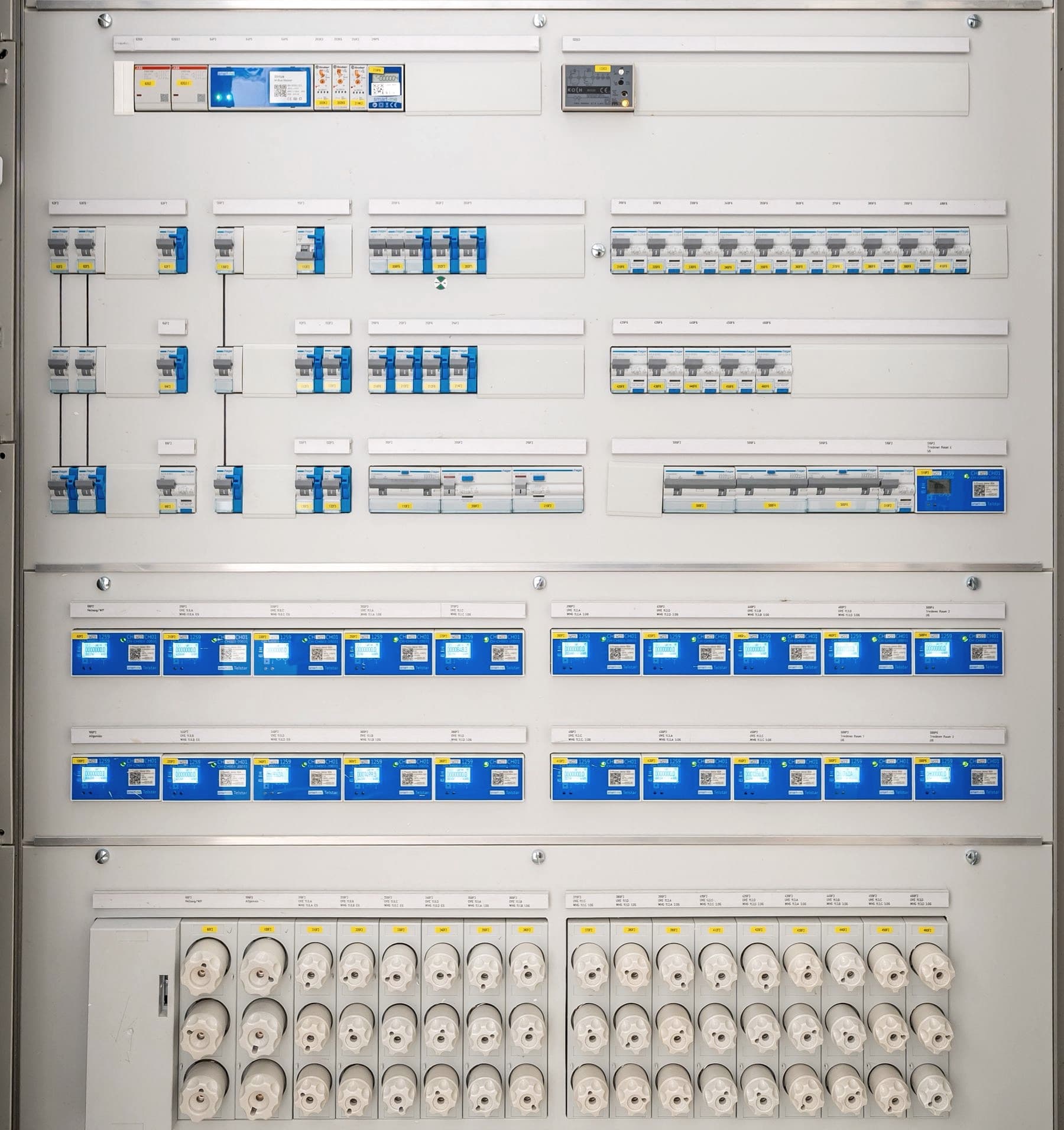 Tableau de distribution électrique et ses protections